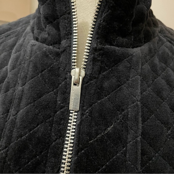 Luxe Liz Claiborne Quilted Black Vest Size: PS - Picture 6 of 11